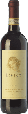 8,95 € Бесплатная доставка | Красное вино Leonardo da Vinci Da Vinci D.O.C.G. Chianti Тоскана Италия Merlot, Sangiovese бутылка 75 cl