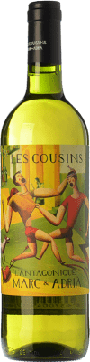 17,95 € 免费送货 | 白酒 Les Cousins L'Antagonique 岁 D.O.Ca. Priorat 加泰罗尼亚 西班牙 Grenache, Carignan, Grenache White, Trepat, Macabeo, Escanyavella 瓶子 75 cl