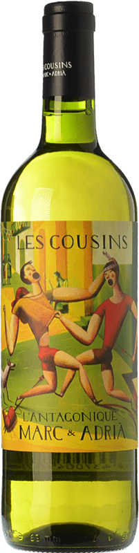 18,95 € Free Shipping | White wine Les Cousins L'Antagonique Aged D.O.Ca. Priorat Catalonia Spain Grenache, Carignan, Grenache White, Trepat, Macabeo, Escanyavella Bottle 75 cl