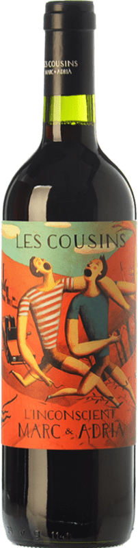 14,95 € Spedizione Gratuita | Vino Rosso Les Cousins L'Inconscient Crianza — Invecchiato in Botte D.O.Ca. Priorat Catalogna Spagna Merlot, Syrah, Garnacha — Grenache, Cabernet Sauvignon, Cariñena — Carignano 75 cl