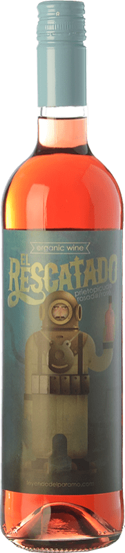 9,95 € Free Shipping | Rosé wine Leyenda del Páramo El Rescatado D.O. León Castilla y León Spain Prieto Picudo Organic Bottle 75 cl