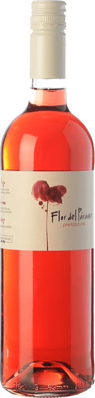 6,95 € 免费送货 | 玫瑰酒 Leyenda del Páramo Flor del Páramo D.O. Tierra de León 卡斯蒂利亚莱昂 西班牙 Prieto Picudo 瓶子 75 cl