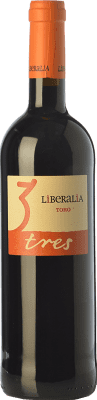 8,95 € Free Shipping | Red wine Liberalia Tres Joven D.O. Toro Castilla y León Spain Tinta de Toro Bottle 75 cl