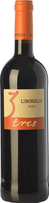 10,95 € Бесплатная доставка | Красное вино Liberalia Tres молодое D.O. Toro Кастилия-Леон Испания Tinta de Toro 75 cl