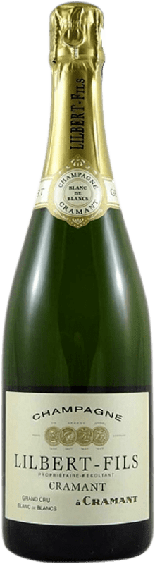 112,95 € Envío gratis | Espumoso blanco Lilbert Grand Cru Brut A.O.C. Champagne Champagne Francia Chardonnay Botella 75 cl