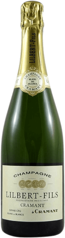 63,95 € 免费送货 | 白起泡酒 Lilbert Brut — 起泡酒 干型 Grand Cru A.O.C. Champagne 香槟酒 法国 Chardonnay — 莎当妮 75 cl