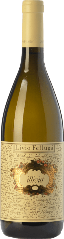 34,95 € Envio grátis | Vinho branco Livio Felluga Illivio D.O.C. Colli Orientali del Friuli Friuli-Venezia Giulia Itália Chardonnay, Pinot Branco, Picolit Garrafa 75 cl