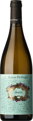 25,95 € Spedizione Gratuita | Vino bianco Livio Felluga Sharis I.G.T. Delle Venezie Friuli-Venezia Giulia Italia Chardonnay, Ribolla Gialla Bottiglia 75 cl