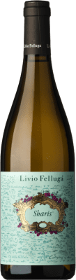 24,95 € Envío gratis | Vino blanco Livio Felluga Sharis I.G.T. Delle Venezie Friuli-Venezia Giulia Italia Chardonnay, Ribolla Gialla Botella 75 cl