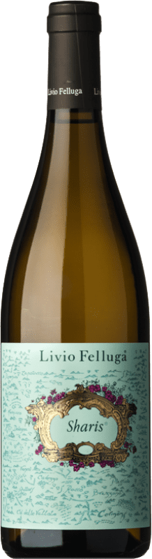 25,95 € Envío gratis | Vino blanco Livio Felluga Sharis I.G.T. Delle Venezie Friuli-Venezia Giulia Italia Chardonnay, Ribolla Gialla Botella 75 cl