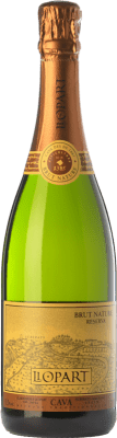 19,95 € Envío gratis | Espumoso Blanco Llopart Brut Nature Reserva Corpinnat Cataluña España Macabeo, Xarel·lo, Chardonnay, Parellada 75 cl
