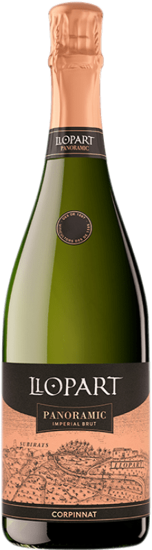 26,95 € 免费送货 | 白起泡酒 Llopart Imperial Panoramic 香槟 大储备 D.O. Cava 加泰罗尼亚 西班牙 Macabeo, Xarel·lo, Chardonnay, Parellada 瓶子 75 cl