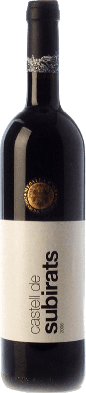 12,95 € Spedizione Gratuita | Vino Rosso Llopart Castell de Subirats Crianza — Invecchiato in Botte D.O. Penedès Catalogna Spagna Tempranillo, Merlot, Cabernet Sauvignon 75 cl