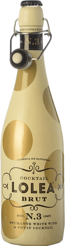 7,95 € Бесплатная доставка | Сангрия и винный лимонад Lolea Nº 3 Brut — брют Sparkling — Игристое, White — Белый Испания Бутылка 75 cl