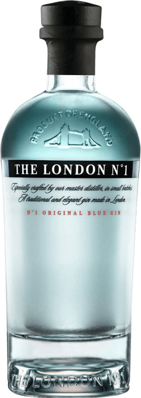 32,95 € Kostenloser Versand | Gin The London Gin Nº 1 Original Blue Gin Großbritannien Flasche 70 cl