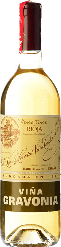 63,95 € Envio grátis | Vinho branco López de Heredia Viña Gravonia Crianza D.O.Ca. Rioja La Rioja Espanha Viura Garrafa 75 cl