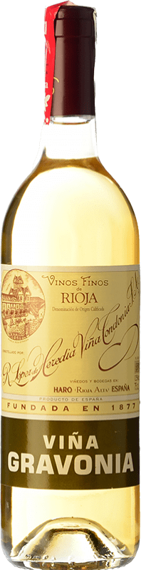 54,95 € Envio grátis | Vinho Branco López de Heredia Viña Gravonia Non Filtrato — Não Filtrado Crianza D.O.Ca. Rioja La Rioja Espanha Viura 75 cl