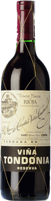 49,95 € Envio grátis | Vinho tinto López de Heredia Viña Tondonia Reserva D.O.Ca. Rioja La Rioja Espanha Tempranillo, Grenache, Graciano, Mazuelo Garrafa 75 cl