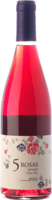 9,95 € Kostenloser Versand | Rosé-Wein Losada 5 Rosas D.O. Bierzo Kastilien und León Spanien Mencía Flasche 75 cl