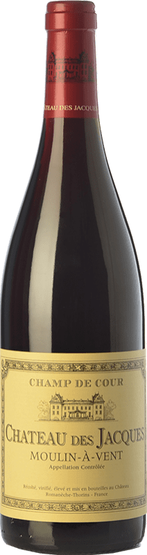 27,95 € Spedizione Gratuita | Vino rosso Louis Jadot Château des Jacques Champ de Coeur Crianza A.O.C. Moulin à Vent Beaujolais Francia Gamay Bottiglia 75 cl