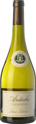 16,95 € Envio grátis | Vinho branco Louis Latour Ardèche A.O.C. Bourgogne Borgonha França Chardonnay Garrafa 75 cl
