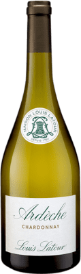 16,95 € Envio grátis | Vinho branco Louis Latour Ardèche A.O.C. Bourgogne Borgonha França Chardonnay Garrafa 75 cl