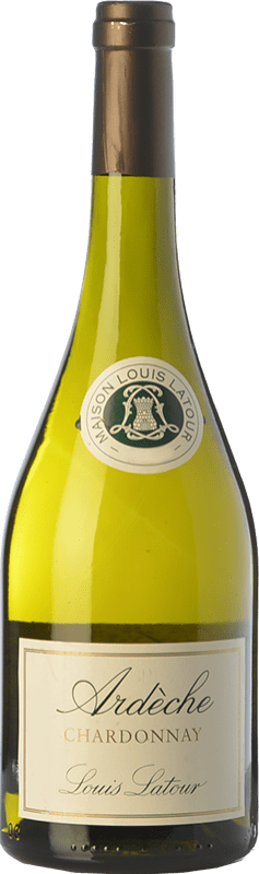 16,95 € Kostenloser Versand | Weißwein Louis Latour Ardèche A.O.C. Bourgogne Burgund Frankreich Chardonnay Flasche 75 cl