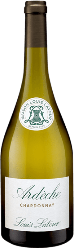 16,95 € Free Shipping | White Wine Louis Latour Ardèche A.O.C. Bourgogne Burgundy France Chardonnay 75 cl