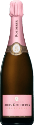 96,95 € 送料無料 | ロゼスパークリングワイン Louis Roederer Rosé Brut A.O.C. Champagne シャンパン フランス Pinot Black, Chardonnay ボトル 75 cl