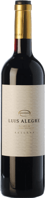 16,95 € Envio grátis | Vinho tinto Luis Alegre Reserva D.O.Ca. Rioja La Rioja Espanha Tempranillo, Graciano Garrafa 75 cl