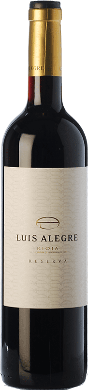 16,95 € 免费送货 | 红酒 Luis Alegre 预订 D.O.Ca. Rioja 拉里奥哈 西班牙 Tempranillo, Graciano 瓶子 75 cl