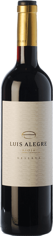 17,95 € Spedizione Gratuita | Vino Rosso Luis Alegre Riserva D.O.Ca. Rioja La Rioja Spagna Tempranillo, Graciano 75 cl