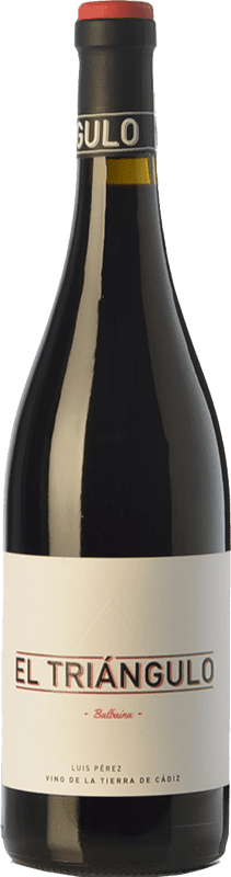 19,95 € 免费送货 | 红酒 Luis Pérez El Triángulo 年轻的 I.G.P. Vino de la Tierra de Cádiz 安达卢西亚 西班牙 Tintilla de Rota 瓶子 75 cl
