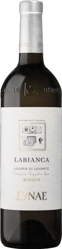 8,95 € Kostenloser Versand | Weißwein Lunae Leukotea I.G.T. Liguria Ligurien Italien Malvasia, Vermentino, Greco, Albarola Flasche 75 cl