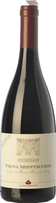 46,95 € Free Shipping | Red wine Lungarotti Rubesco Vigna Monticchio Reserve D.O.C.G. Torgiano Rosso Riserva Umbria Italy Sangiovese, Canaiolo Bottle 75 cl