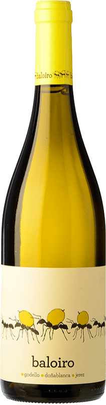 8,95 € Envio grátis | Vinho Branco Luzdivina Amigo Baloiro D.O. Bierzo Castela e Leão Espanha Godello, Palomino Fino, Doña Blanca 75 cl