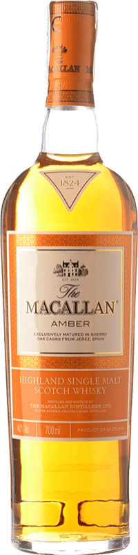 49,95 € 免费送货 | 威士忌单一麦芽威士忌 Macallan Amber 高地 英国 瓶子 70 cl