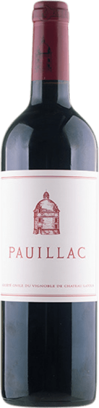 115,95 € 送料無料 | 赤ワイン Château Latour A.O.C. Pauillac ボルドー フランス Merlot, Cabernet Sauvignon, Cabernet Franc ボトル 75 cl