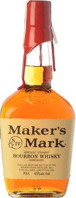 35,95 € Envio grátis | Whisky Bourbon Maker's Mark Original Kentucky Estados Unidos Garrafa 70 cl
