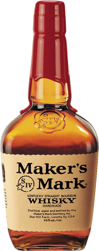 35,95 € Spedizione Gratuita | Whisky Bourbon Maker's Mark Originale Kentucky stati Uniti 70 cl