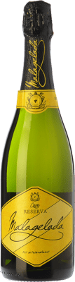 13,95 € Бесплатная доставка | Белое игристое Malagelada Chardonnay Природа Брута Резерв D.O. Cava Каталония Испания Macabeo, Xarel·lo, Chardonnay, Parellada бутылка 75 cl