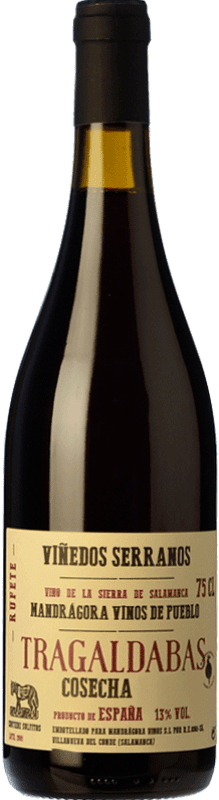 15,95 € Free Shipping | Red wine Mandrágora Tragaldabas Joven D.O.P. Vino de Calidad Sierra de Salamanca Castilla y León Spain Rufete, Aragonez Bottle 75 cl