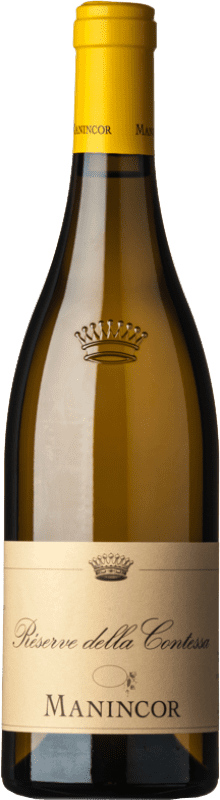 22,95 € Бесплатная доставка | Белое вино Manincor Rèserve della Contessa D.O.C. Alto Adige Трентино-Альто-Адидже Италия Chardonnay, Sauvignon White, Pinot White бутылка 75 cl