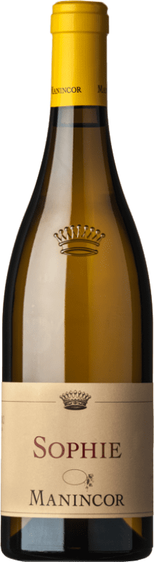 63,95 € Envío gratis | Vino Blanco Manincor Sophie D.O.C. Alto Adige Trentino-Alto Adige Italia Viognier, Chardonnay, Sauvignon Eco Ecológico Botella 75 cl