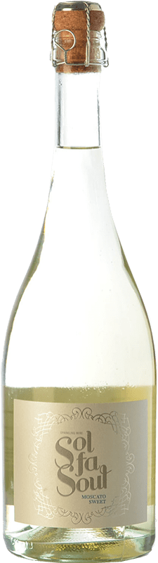 9,95 € Free Shipping | White sparkling Pelleriti Sol Fa Soul Espumante Sweet I.G. Valle de Uco Uco Valley Argentina Torrontés, Chardonnay Bottle 75 cl