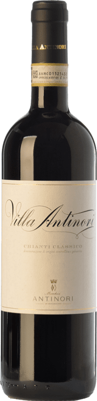63,95 € Free Shipping | Red wine Marchesi Antinori Villa Antinori Riserva Reserve D.O.C.G. Chianti Classico Tuscany Italy Merlot, Cabernet Sauvignon, Sangiovese Magnum Bottle 1,5 L