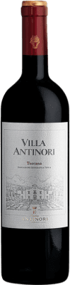 23,95 € Бесплатная доставка | Красное вино Marchesi Antinori Villa Antinori Rosso I.G.T. Toscana Тоскана Италия Merlot, Syrah, Cabernet Sauvignon, Sangiovese бутылка 75 cl