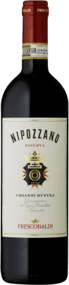 23,95 € Бесплатная доставка | Красное вино Marchesi de' Frescobaldi Castello Nipozzano Rufina Резерва D.O.C.G. Chianti Тоскана Италия Merlot — Мерло, Cabernet Sauvignon — Каберне Совиньон, Malvasia — Мальвасия, Sangiovese — Санджовезе, Colorino — Колорино 75 cl