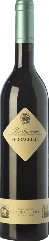 44,95 € Spedizione Gratuita | Vino Rosso Marchesi di Barolo Serragrilli D.O.C.G. Barbaresco Piemonte Italia Nebbiolo 75 cl