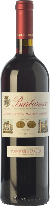 29,95 € Бесплатная доставка | Красное вино Marchesi di Barolo Tradizione D.O.C.G. Barbaresco Пьемонте Италия Nebbiolo бутылка 75 cl